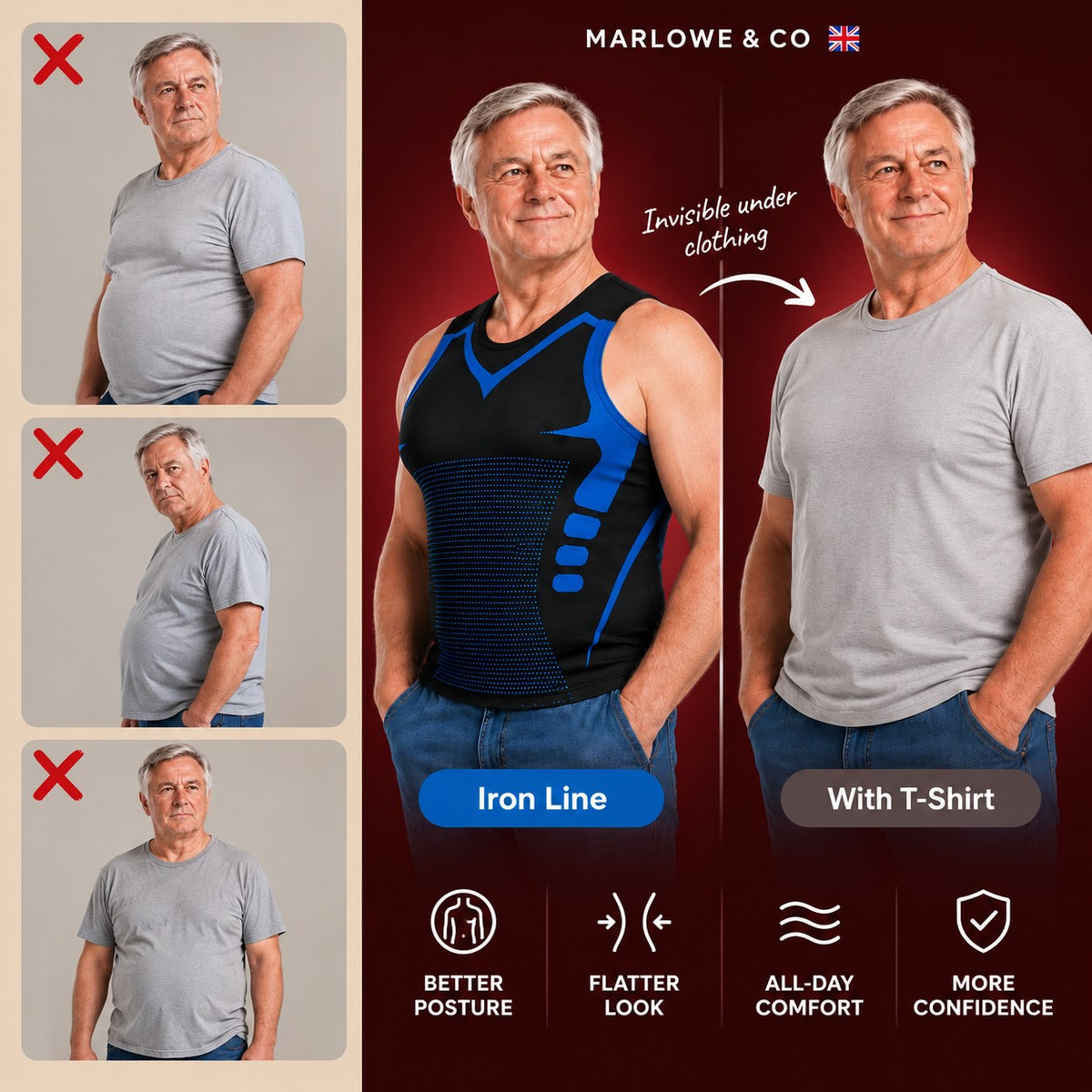 Men's Compression Tank Top | Shape & Support