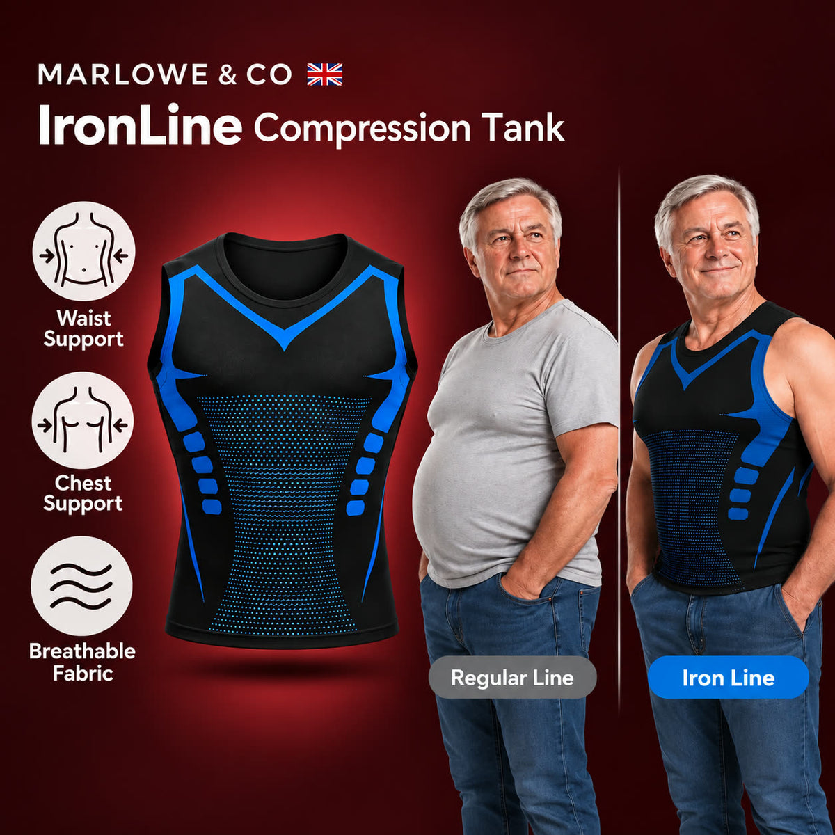 Men's Compression Tank Top | Shape & Support