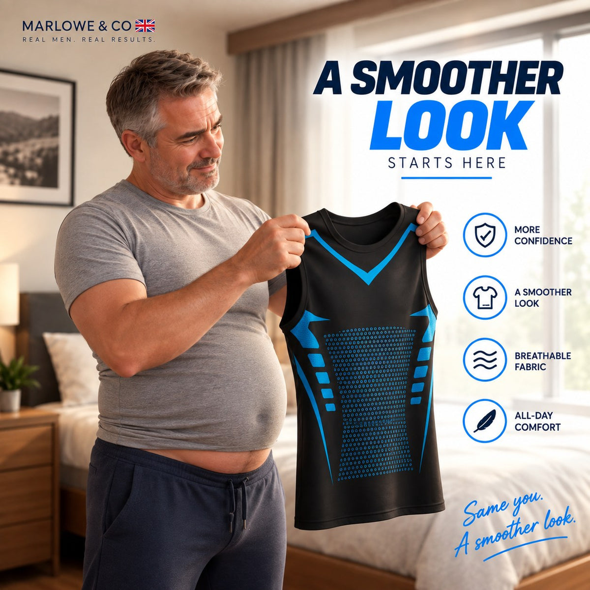 Men's Compression Tank Top | Shape & Support