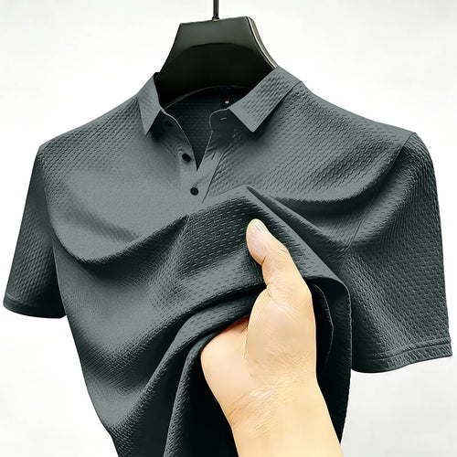 Marlowe & Co Beer Belly Polo - Men's Stretch Polo Shirt, Longer Torso & Untucked Fit