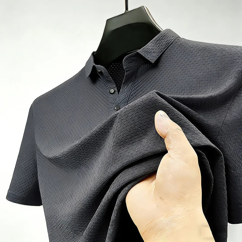 Marlowe & Co Beer Belly Polo - Men's Stretch Polo Shirt, Longer Torso & Untucked Fit
